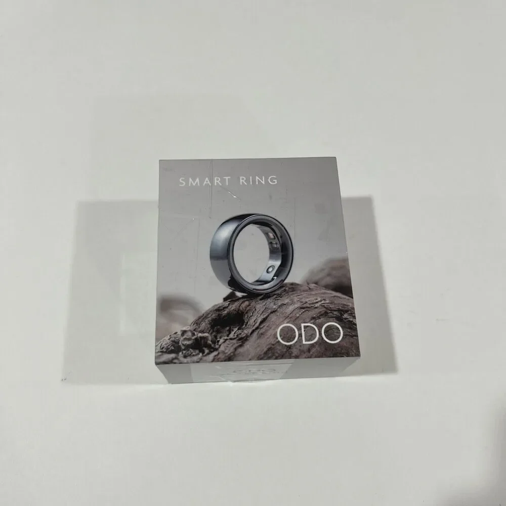 ODO smart ring, black, size 9